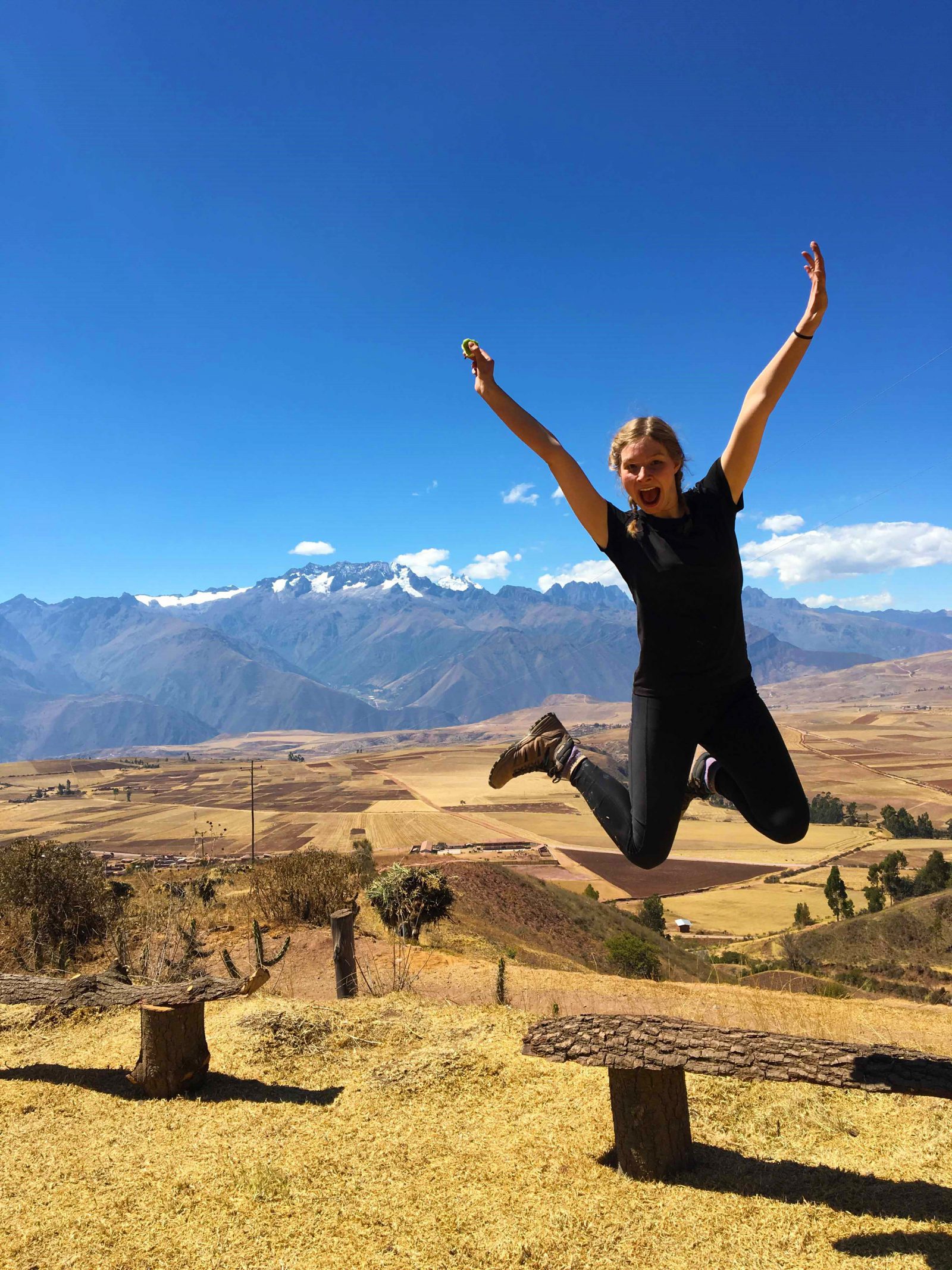 Girl jumping
