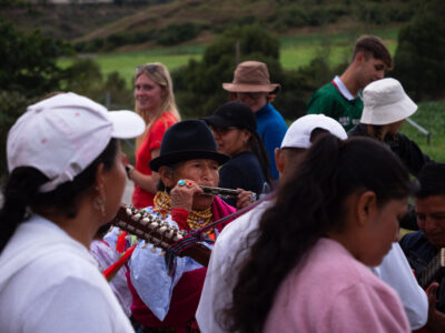 Dancing with Ecuador Community.
