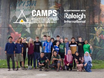 Borneo students group photo, Borneo Panau Expedition in Partnership with Raleigh International