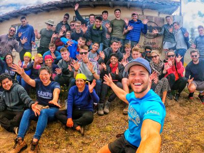 JD with Travellers in Ecuador.