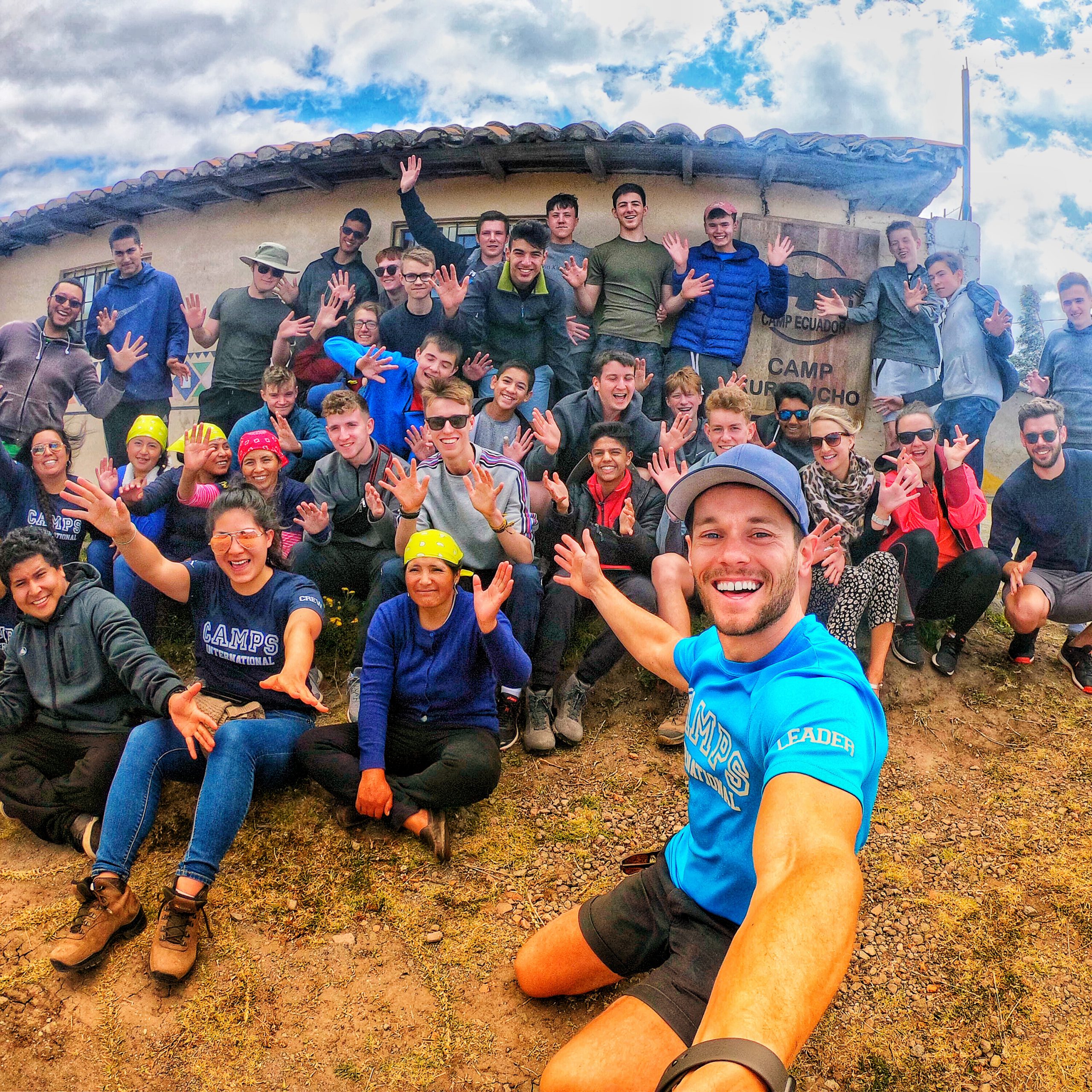 JD with Travellers in Ecuador.