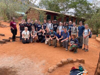 Team photo, Camp Tsavo, Kenya