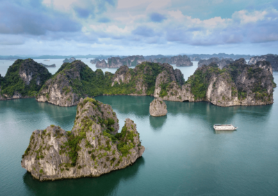 View over Ha Long Bay.